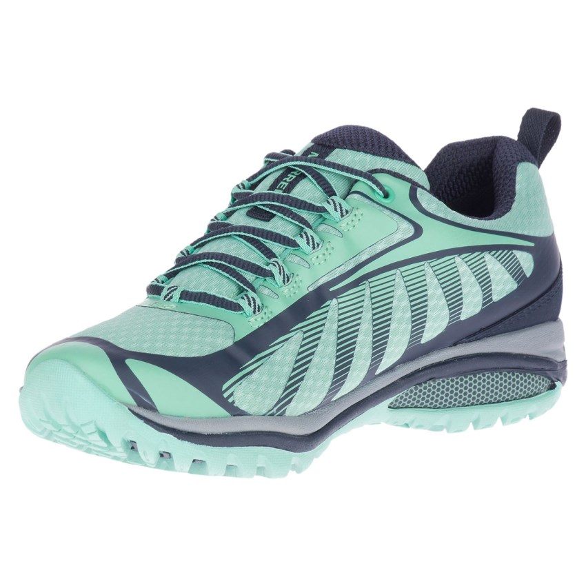 Chaussures Randonnée Merrell Siren Edge 3 Waterproof Menthe/Bleu Marine Femme | P.G.QZWA